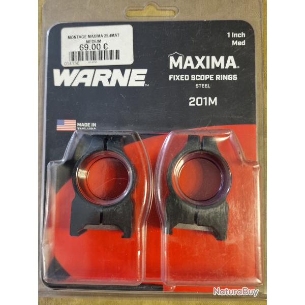 Colliers WARNE Maxima 201M 25,4mm medium HILMAR SUPER DESTOCK !!!