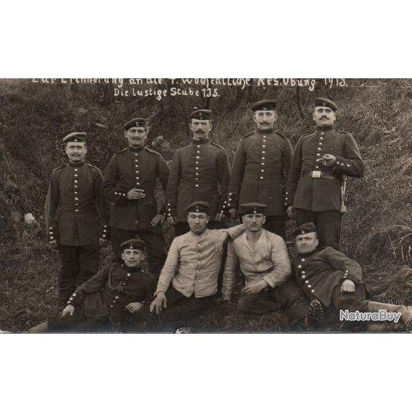 Carte postale Photographie de groupe de soldats allemands - N�8524