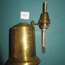 Lampe pour r&eacute;ajustage armes noire de fum&eacute;e (N&deg;162) m&eacute;che neuve