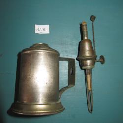 Lampe pour r&eacute;ajustage armes noire de fum&eacute;e (N&deg;163) bouchon de fermeture