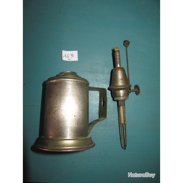 Lampe pour r�ajustage armes noire de fum�e (N�163) bouchon de fermeture