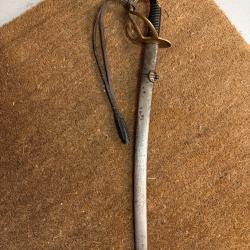 Sabre d'officier d'artillerie mod&egrave;le 1822