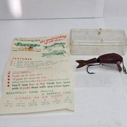 Leurre de collection Plucky - Avec bo&icirc;te et notice d'origine