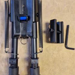 Bipied m&eacute;tallique de type HARRIS avec adaptateur Picatinny HILMAR SUPER DESTOCK !!!