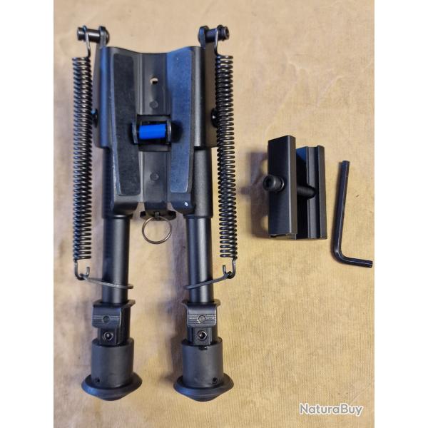 Bipied m�tallique de type HARRIS avec adaptateur Picatinny HILMAR SUPER DESTOCK !!!