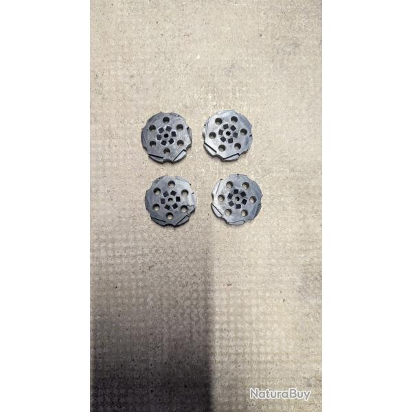 Lot 4 Barillets 6 coups Crosman 357 Magnum CO2 Air comprim� 4,5mm Barillet