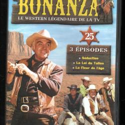 bonanza , western dvd 25 3 &eacute;pisodes ,s&eacute;duction, la loi du talion, la fleur de l'age DVD