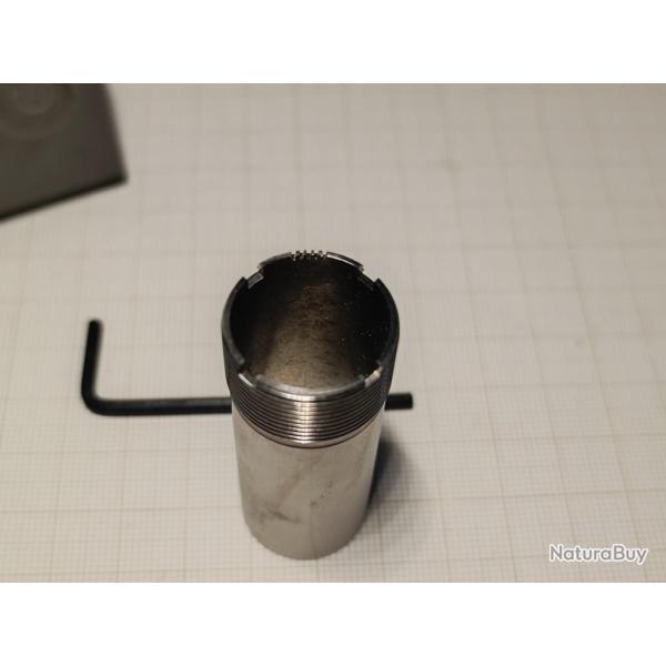 CHOKE LISSE occasion INTERCHANGEABLE POUR FUSIL HUGLU CALIBRE 12 reft04