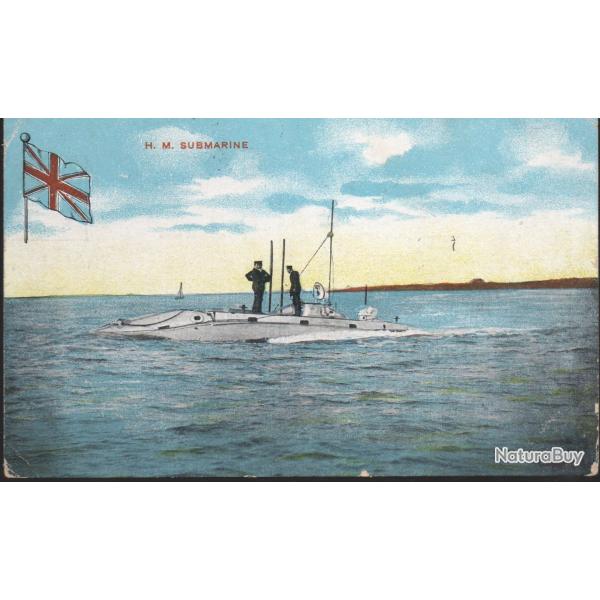 Carte postale sous-marin H.M. Submarine - N�8525