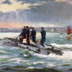 Carte postale sous-marin H.M. Submarine Boat No. 1 - N&deg;8527