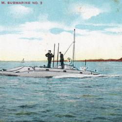 Carte postale sous-marin H.M. Submarine No. 2 - N&deg;8528