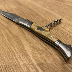 Couteau pliant Corse "Corsica" avec tire-bouchon - Excellent &eacute;tat