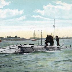 Carte postale sous-marin HMS/M No. 4 Holland Class - N&deg;8531