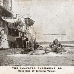 Carte postale du sous-marin A.1 - N&deg;8535