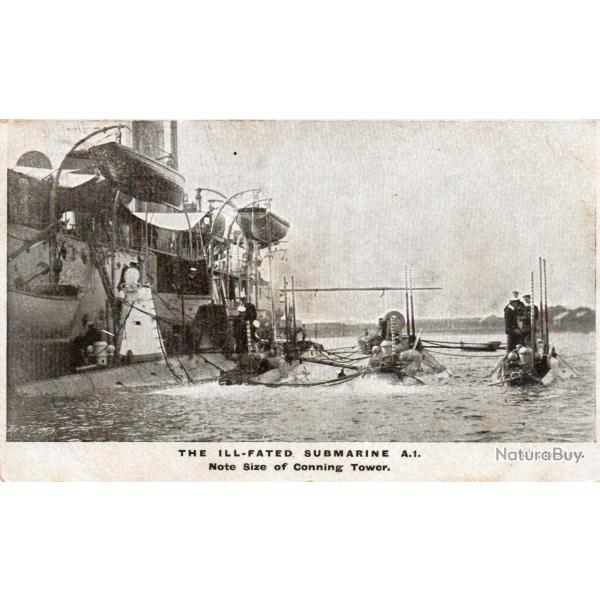 Carte postale du sous-marin A.1 - N�8535