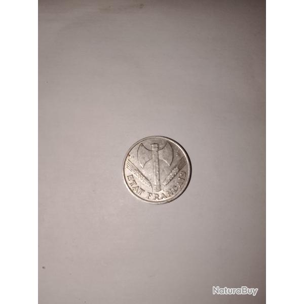 Monaie 50 centimes Franc 1943 vichy