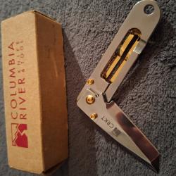 Couteaux crkt kiss 5500G plaqu&eacute; or 24k