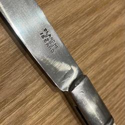 Ancien couteau de poche PLANCHE ISSARD Thiers - Manche os/ivoirine & b&eacute;li&egrave;re