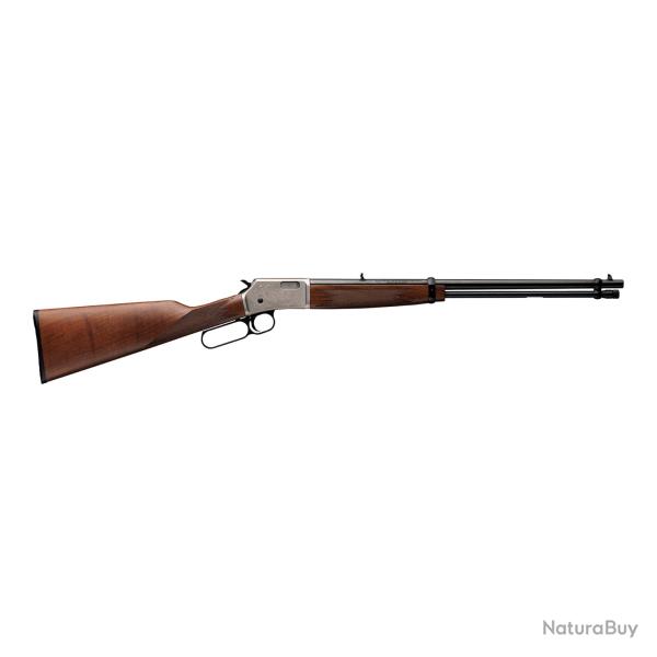 Carabine levier sous garde Browning BL-22 nickel, cal 22LR jolie noyer