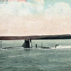 Carte postale sous-marin H.M. Submarine A 3 - N&deg;8536