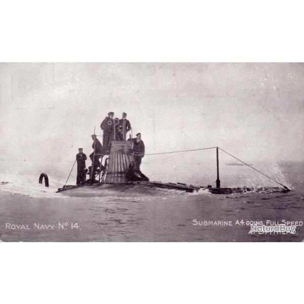 Carte postale sous-marin Royal Navy A4 - N�8538