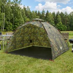 Tente de p&ecirc;che &agrave; lib&eacute;ration rapide, 4 personnes, camouflage, l&eacute;g&egrave;re