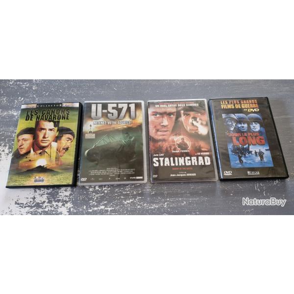 4 DVD films de guerre
