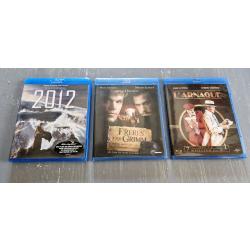 3 DVD films Blu-Ray