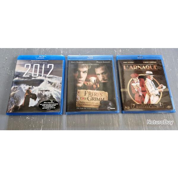 3 DVD films Blu-Ray