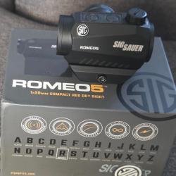 Viseur Sig Sauer ROMEO 5 1x20 dot 2 MOA