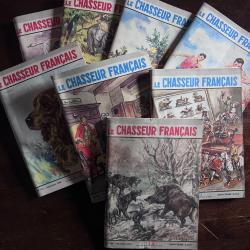 8 num&eacute;ros du Chasseur Fran&ccedil;ais de 1959 en bon &eacute;tat.