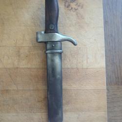 Ba&iuml;onnette type dague mauser