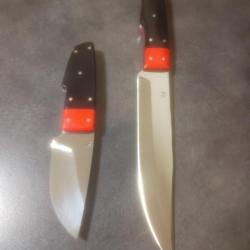 Set de chasse pour pr&eacute;parer la venaison  Coutelier G&eacute;rard Masse , tr&egrave;s maniable ,tranchant rasoir !!