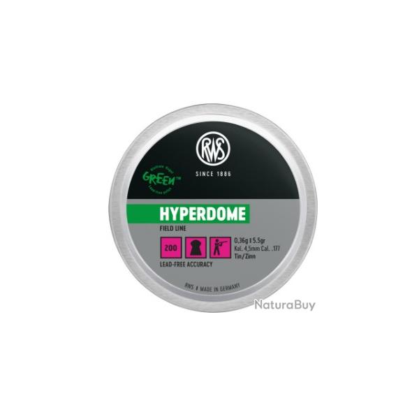 Plombs RWS hyperdome cal.5.5 11gr 0.71g par 150