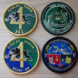 lot &eacute;cussons militaire gendarmerie insignes collection