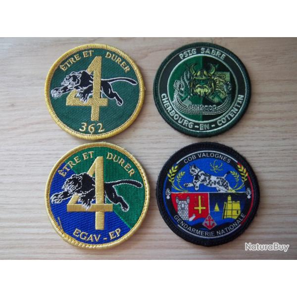 lot �cussons militaire gendarmerie insignes collection
