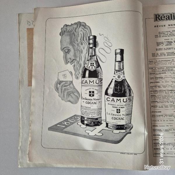 Les f�tes de Paris - R�seaux d'espionnage sur le monde - Revue "R�alit�s" - 1950