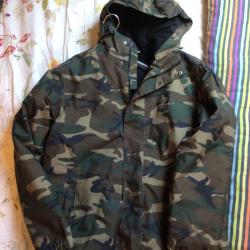 Veste camo doubl&eacute;e polaire