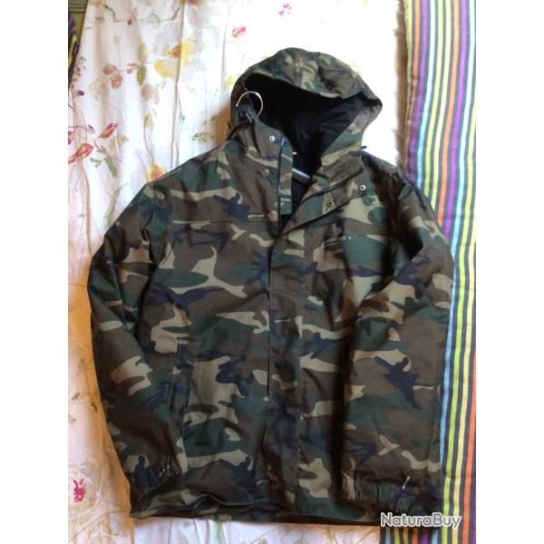 Veste camo doubl�e polaire