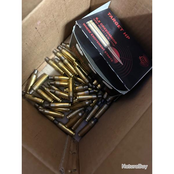lot 60 �tuis 6,5 creedmoor geco tir� 1 fois