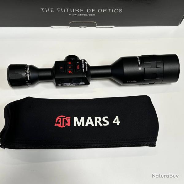 ATN Mars 4 640x480 4-40x lunette de chasse thermique HD intelligente avec calculateur balistique