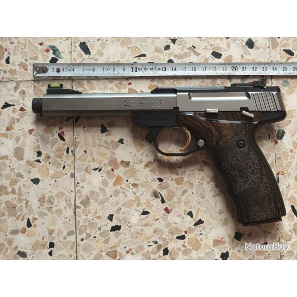 Pistolet BROWNING BUCH MARK 22LR Canon filet� et silencieux - 1 Chargeur