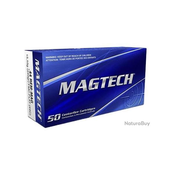 Munitions MAGTECH cal.44 rem mag fmj flat 44c 240gr 15.55g par 50