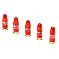 Douille amortissante CLAWGEAR calibre 9x19mm par 5 CARTOUCHES MANIPULATIONS CLAWGEAR
