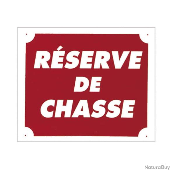 Panneau ''R�serve de chasse'' 30 x 25 cm Akilux