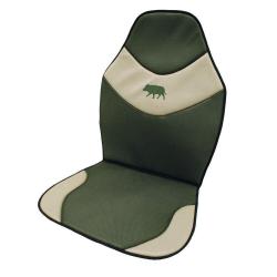 Couvre si&egrave;ge kaki/beige brod&eacute; sanglier