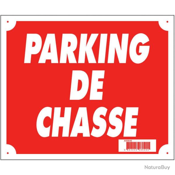 Panneau ''Parking de chasse'' 30 x 25 cm