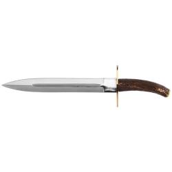 Dague de chasse manche cerf - 36.5 cm