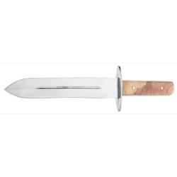 Dague de chasse avec manche en bois clair