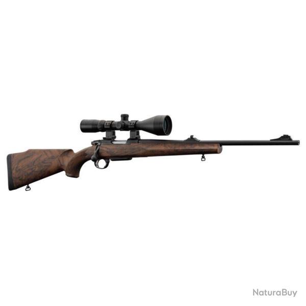 Pack carabine de chasse Aff�t Baldi CF01 222 Rem aspect bois + Lunette 3-12 x 56 + Montages Pack Bal